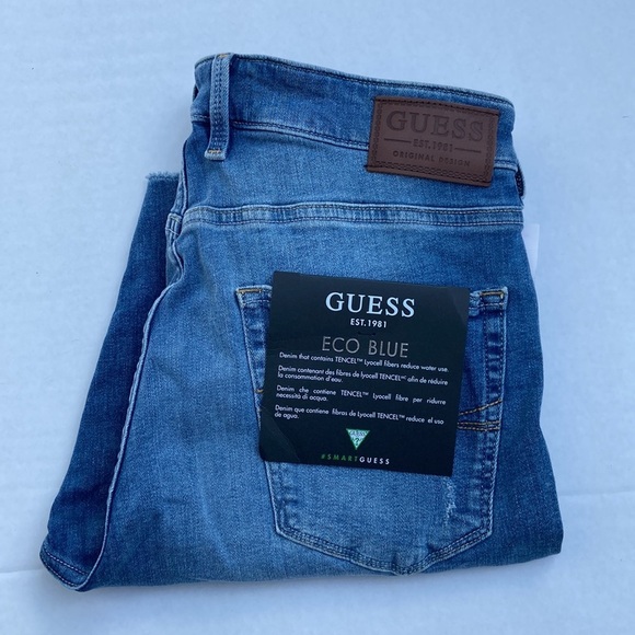 New GUESS Slim Denim Shorts - Picture 1 of 7